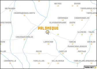 map of Palomeque