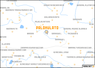 map of Palo Mulato