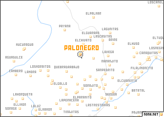 map of Palo Negro