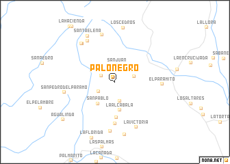 map of Palo Negro