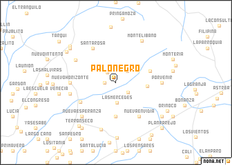 map of Palo Negro