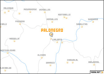 map of Palonegro