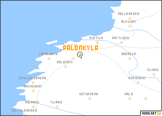 map of Palonkylä