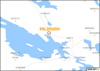 map of Palonurmi