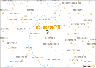 map of Palo Perdido