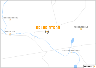 map of Palo Pintado