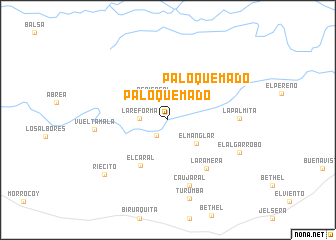 map of Palo Quemado