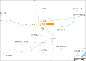 map of Palo Quemado