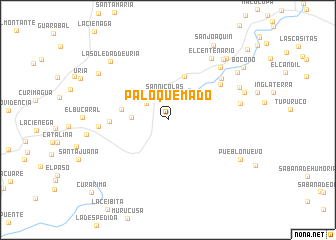 map of Palo Quemado