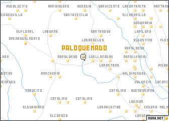 map of Paloquemado