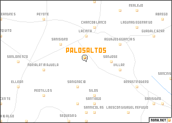 map of Palos Altos