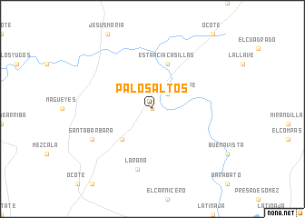 map of Palos Altos