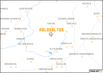 map of Palos Altos