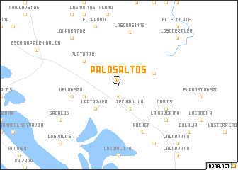 map of Palos Altos
