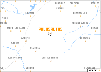 map of Palos Altos