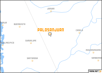 map of Palo San Juan