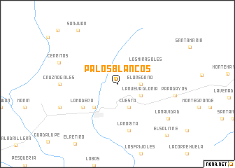 map of Palos Blancos