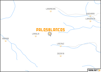 map of Palos Blancos