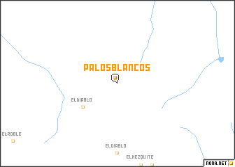 map of Palos Blancos