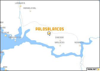 map of Palos Blancos