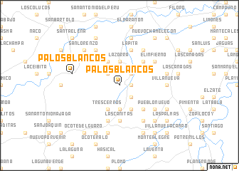 map of Palos Blancos