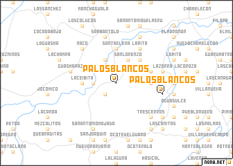 map of Palos Blancos