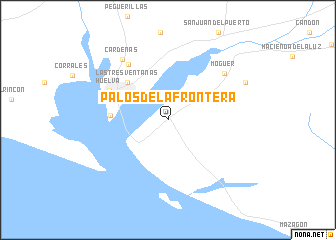 map of Palos de la Frontera