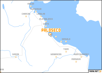 map of Palo Seco