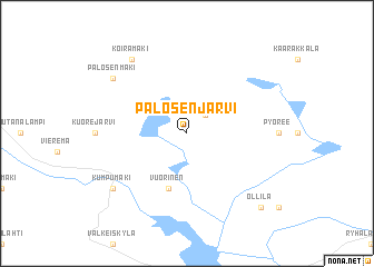 map of Palosenjärvi