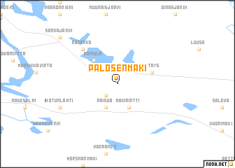 map of Palosenmäki