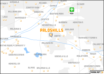 map of Palos Hills