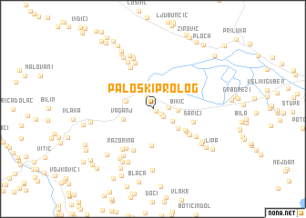 map of Paloški Prolog