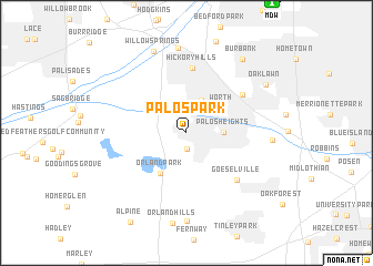 map of Palos Park