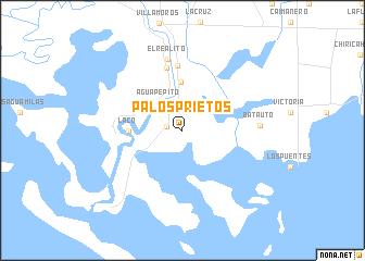 map of Palos Prietos