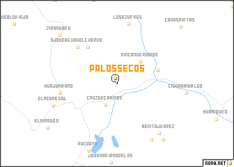 map of Palos Secos