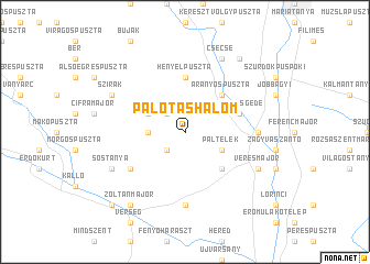 map of Palotáshalom