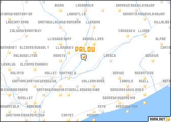 map of Palou