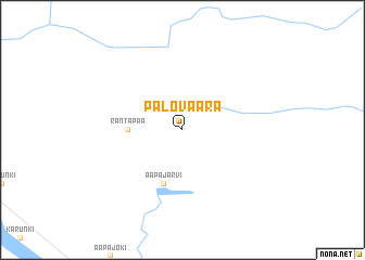 map of Palovaara