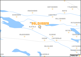 map of Palovaara