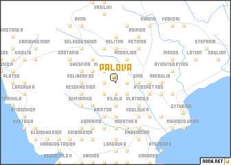 map of Palová