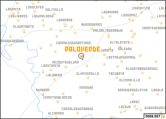 map of Palo Verde