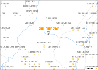 map of Palo Verde