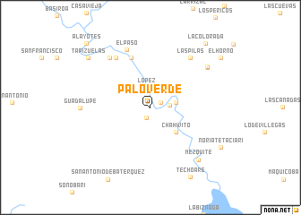 map of Palo Verde