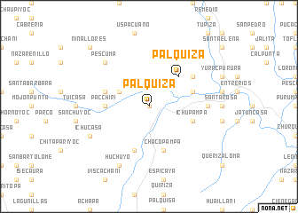 map of Palquiza