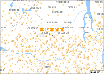 map of Palsan-dong