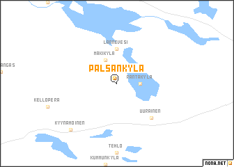 map of Palsankylä