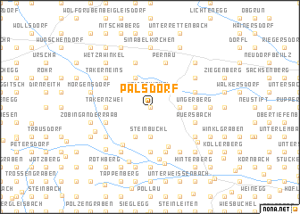 map of Palsdorf