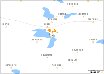 map of Pälsi