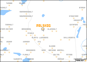 map of Pålskog