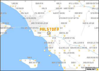 map of Pålstorp